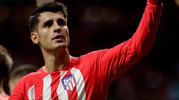 Penyerang Atletico Madrid, Alvaro Morata.