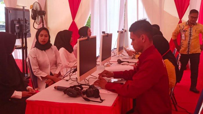 Perekrutan CPNS dan PPPK masih menunggu pengumuman resmi dari pemerintah pusat. Tampak pelaksanaan seleksi kompetensi dasar (SKD) CPNS tahun sebelumnya.