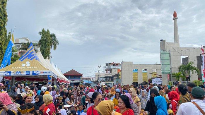 Acara peringatan HANI ke-40 di Alun-alun Nunukan, Kalimantan UtaraSenin (05/08/2024), pagi