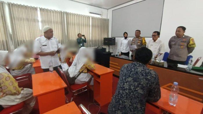 Momen pertemuan mediasi antara semua pihak terlibat dilaksanakan di SMPN4 Tarakan, Rabu (10/1/2024) pagi hingga siang tadi.