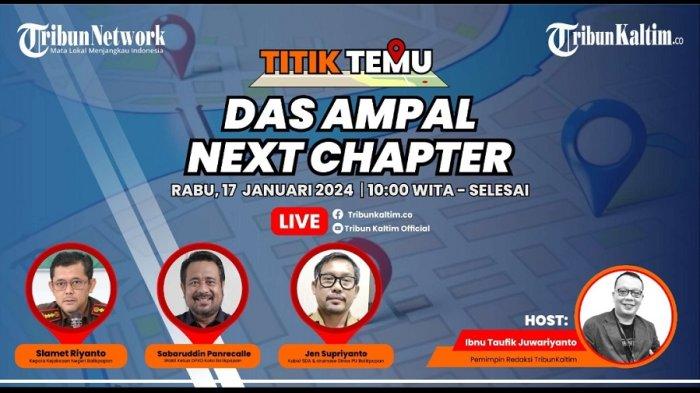 Acara diskusi yang dipandu Pemimpin Redaksi Tribun Kaltim, Ibnu Taufik Juwariyanto menghadirkan narasumber Kajari Balikpapan Slamet Riyanto, Wakil Ketua DPRD Sabaruddin, dan PPK Dinas PU Jen Supriyanto.