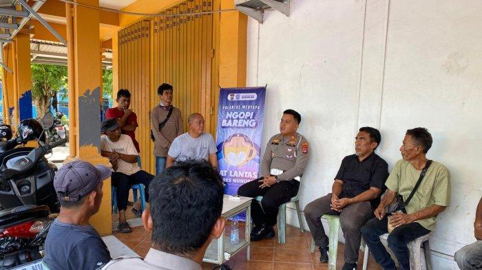 POLANTAS NUNUKAN MENYAPA - Sat Lantas Polres Nunukan, Polda Kaltara menyelenggarakan kegiatan 