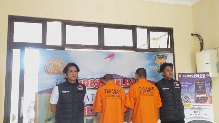 Polres Tana Tidung Ungkap Penangkapan Pelaku Penyalaggunaan Narkoba Melalui Press Rilis di Mapolres Tana Tidung, Rabu (7/8/2024). (TribunKaltara.com/Rismayanti)