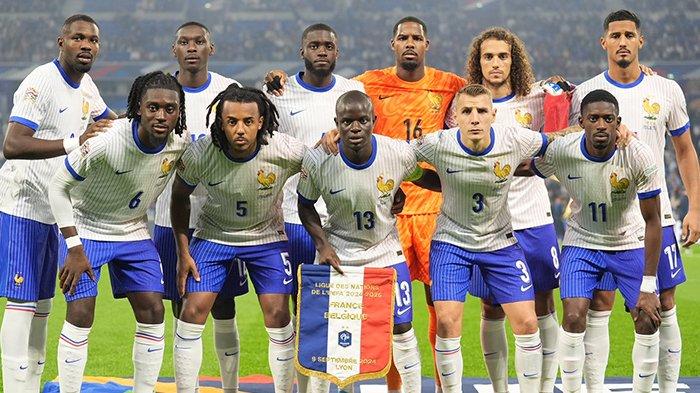 Skuad Timnas Prancis di UEFA Nations League 2024. (Twitter/@equipedefrance
