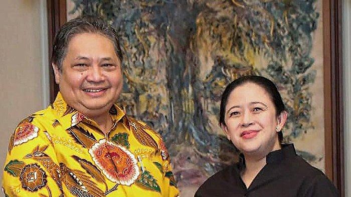 Ketua DPP PDIP Puan Maharani saat bertemu dengan Ketum Golkar Airlangga Hartarto di Jakarta, Kamis (27/7/2023) (Instagram/@puanmaharani)