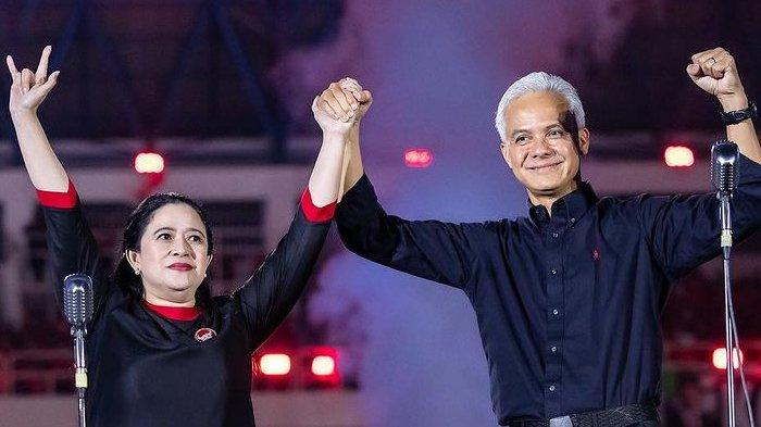 Puan Maharani dan Capres Ganjar Pranowo