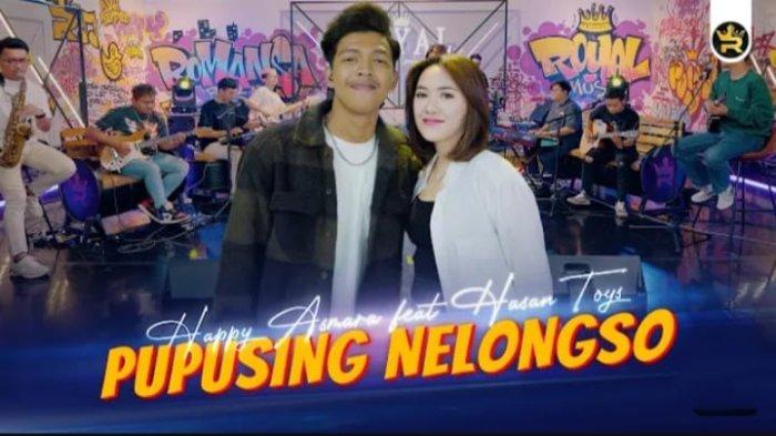 Simak lirik, terjemahan, dan chord gitar lagu Pupusing Nelongso yang dibawakan oleh Happy Asmara dan Hasan Toys.