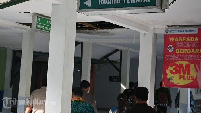 Suasana pelayanan di RSUD Malinau, Kalimantan Utara. 3 bulan terakhir tercatat peningkatan kasus DBD didominasi pasien dari kabupaten tetangga. (TribunKaltara.com/Mohamad Supri)