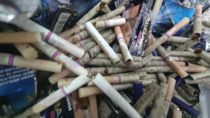 Penampakan rokok ilegal beredar yang didapati Bea Cukai Tarakan.