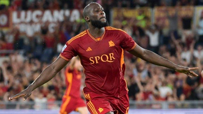 Bomber AS Roma, Romelu Lukaku - Penyerang asal Belgia ini mencetak gol debut di laga AS Roma vs Empoli di Liga Italia Serie A pekan keempat, Senin (18/9/2023) WIB.