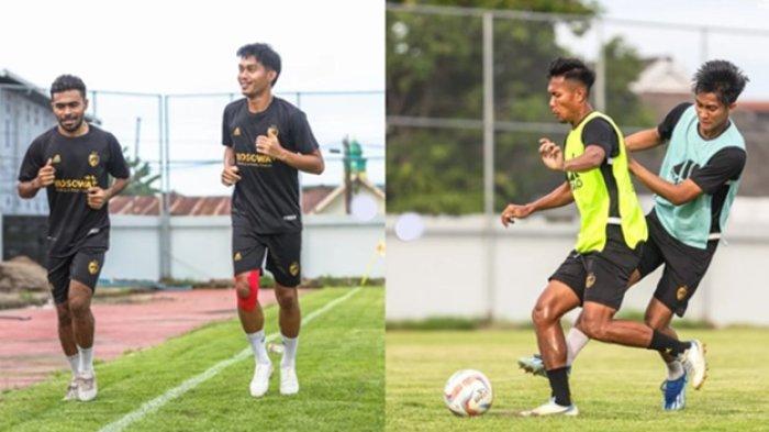 SUASANA latihan penggawa PSM Makassar di Liga 1. 