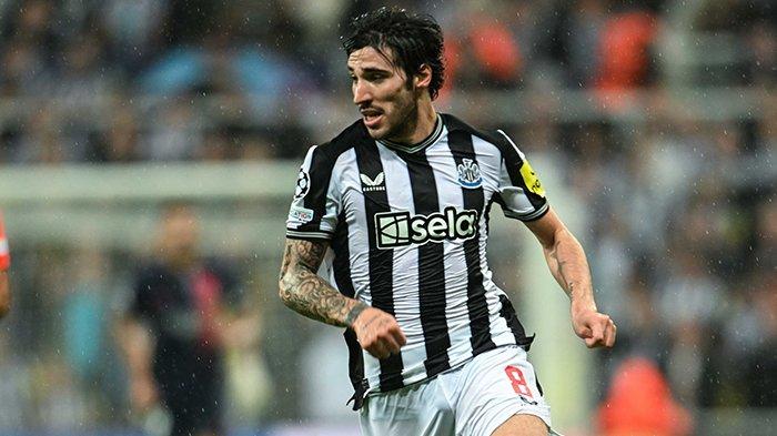Penampilan Sandro Tonali pada pertandingan grup F Liga Champions antara Newcastle vs PSG, di St James Park, Kamis (5/10/2023). (nufc.co.uk)