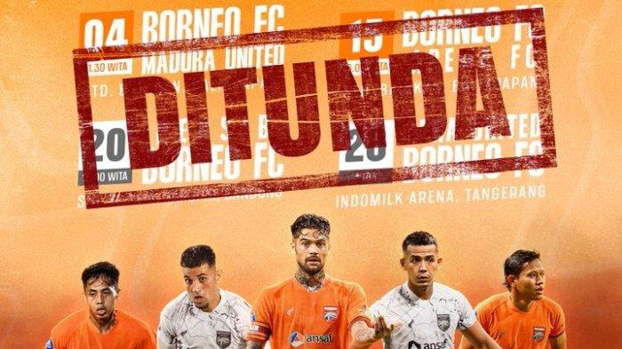 Sejumlah laga Liga 1 yang akan dilakoni Borneo FC di bulan April 2024 ditunda oleh PT LIB. Begitu pula jadwaal pertandingan lainnya.