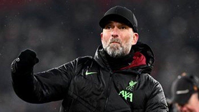 Selebrasi Juergen Klopp usai Liverpool taklukan Fulham 4-3 di Liga Inggris