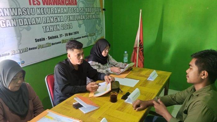 Pelaksanaan seleksi wawancara para calon PKD di masing-masing kecamatan di Bulungan.