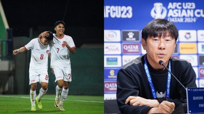 Jelang Timnas Indonesia malam ini yang duel lawan Qatar U23 di Piala Asia U23, Shin Tae-yong percaya diri atau pede skuat Garuda raih hasil positif.
