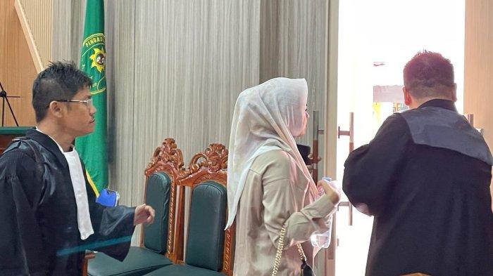 Situasi ruang persidangan di Pengadilan Negeri Nunukan dengan terdakwa seorang Caleg DPRD Nunukan Siti Rosita (22), Senin (05/02/2024), siang.