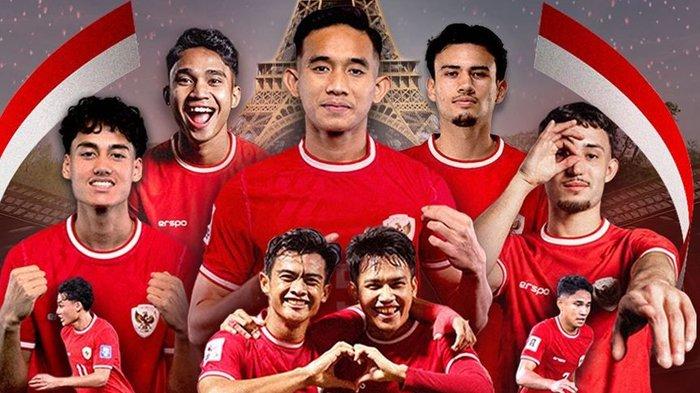 Skuad Timnas Indonesia gagal menuju Olimpiade Paris 2024. Usai Timnas Indonesia dipastikan gagal melenggang ke Olimpiade Paris 2024 karena kalah lawan Guinea di babak play-off, pelatih Marselino Ferdinan cs yakni Shin Tae-yong bongkar ulah wasit.(Instagram / @timnas.indonesia)