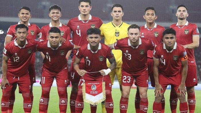 Skuad Timnas Indonesia yang bertanding di Kualifikasi Piala Dunia 2026, menghadapi Brunei Darussalam.
