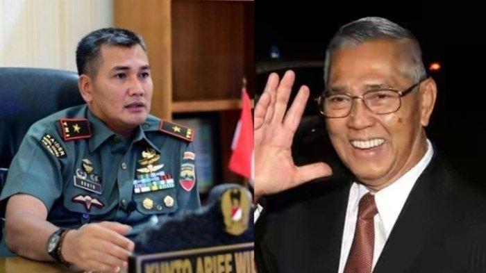 Sosok Mayjen TNI Kunto Arief Wibowo yang kena mutasi TNI kali ini dikenal juga merupakan putra eks Wapres RI Try Sutrisno.