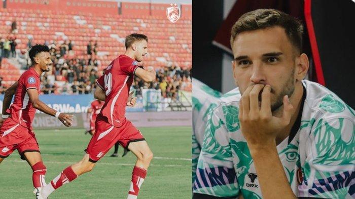 FOTO Nermin Haljeta striker PSM Makassar di Liga 1. Namun kurang lebih sebulan terakhir Nermin Haljeta menepi dari skuat PSM Makassar karena cedera.