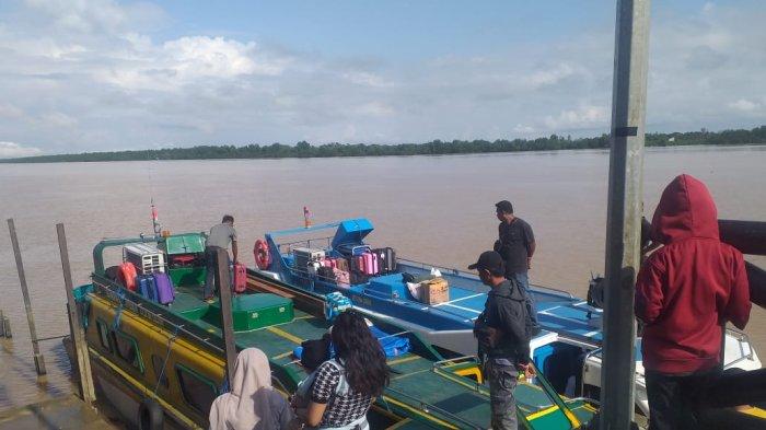Speedboat Reguler Dijadwalkan Berangkat dari Kabupaten Tana Tidung Menuju Tarakan di Pelabuhan Keramat Tideng Pale, Jum'at (2/8/2024).