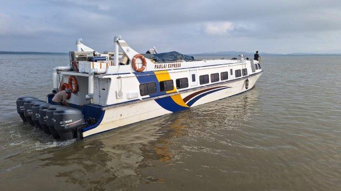 Speedboat reguler yang siap bertolak dari Pelabuhan Liem Hie Djung Nunukan, Senin (16/10/2023), pagi