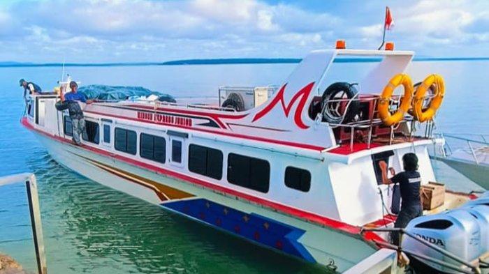 Speedboat reguler siap bertolak dari Pelabuhan PLBL Liem Hie Djung Nunukan.