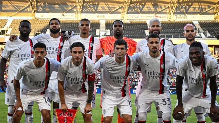 Starting XI AC Milan dalam duel melawan Juventus di laga pramusim, Jumat (28/7/2023).