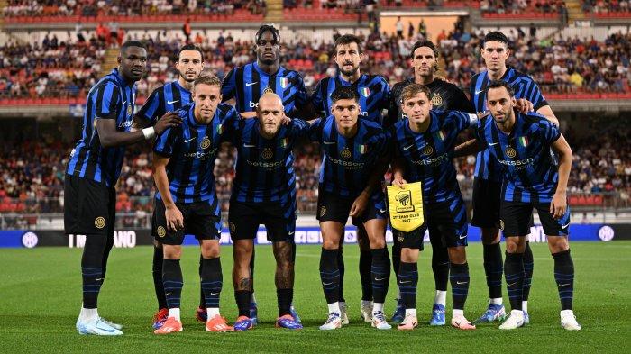 Starting XI Inter Milan lawan Al Ittihad di pramusim 2024.