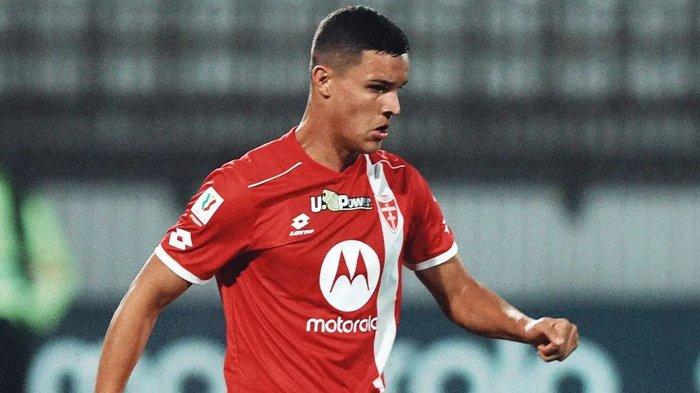 Valentin Carboni ketika memperkuat AC Monza di Liga Italia Serie A 2023/2024.