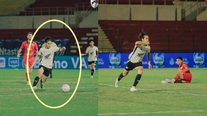 Victor Dethan obok-obok lini belakang Persija Jakarta saat duel PSM Makassar di pekan ke-7 Liga 1. Cek profil Victor Dethan di sini.
