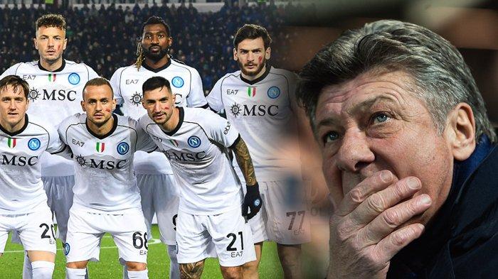 Walter Mazzarri berhasil meraih kemenangan perdana pada laga comebacknya bersama Napoli di Liga Italia Serie A. (Kolase TribunKaltara.com / sscnapoli.it)