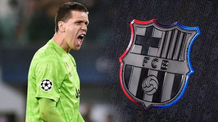 Eks kiper Juventus, Wojciech Szczesny batal pensiun, kini menuju Barcelona. (Kolase TribunKaltara.com / Twitter / @juventusfc dan @FCBarcelona)