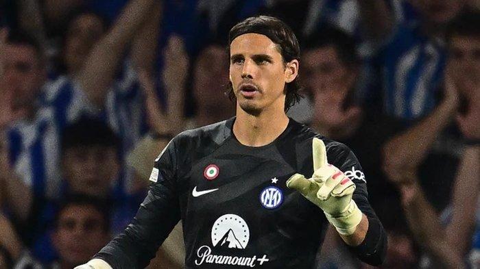 Kiper Inter Milan, Yann Sommer ketika tampil pada matchday 1 Liga Champions melawan Real Sociedad di Stadion Reale Arena, Kamis (21/9/2023).