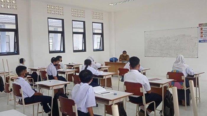 Aktivitas belajar di sekolah wilayah perkotaan Malinau Kalimangan Utara, beberapa hari lalu.