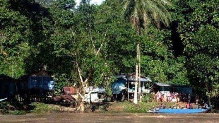 Ilustrasi, Aktivitas masyarakat di lahan terfsmpak PLTA Mentarang, Kabupaten Malinau, Kalimantan Utar