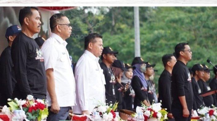 Sekretaris Daerah atau Sekda Penajam Paser Utara ( PPU ) Tohar hadir dalam Apel Siaga Pengawasan Pilkada 2024, di halaman Kantor Bupati PPU Rabu (20/11/2024).
