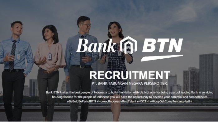 Lowongan Kerja Bank BTN terbaru bulan Januari 2025, simak posisi kerja yang tersedia dan kualifikasinya.