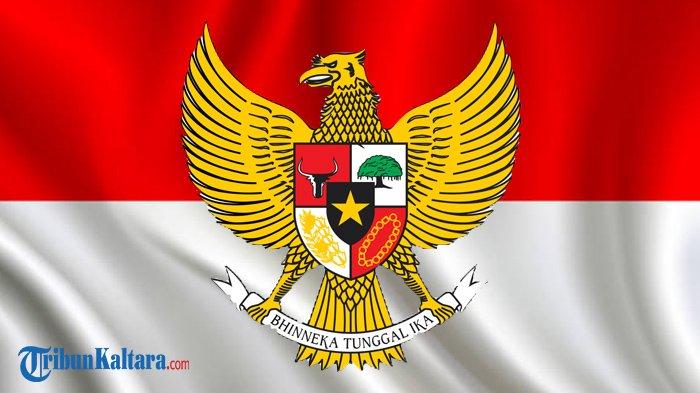 ILUSTRASI - Bendera Indonesia dan lambang negara Garuda Pancasila (TribunKaltara.com)
