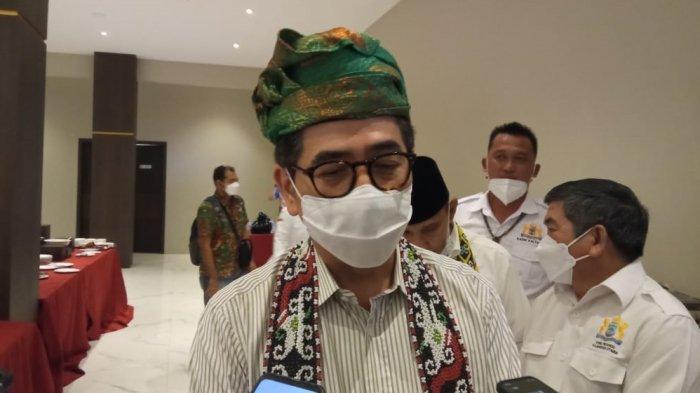 Caketum Kadin 2021-2026, Arsjad Rasjid ditemui di Hotel Luminor Tanjung Selor ( TRIBUNKALTARA.COM / MAULANA ILHAMI FAWDI )