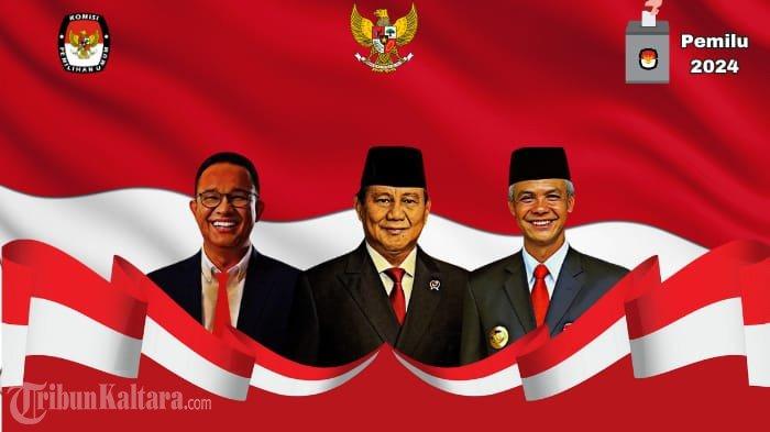 ILUSTRASI - Calon Presiden peserta Pilpres 2024. (TribunKaltara.com)