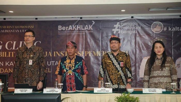 Gubernur Kaltara, Drs H Zainal A Paliwang SH, M.Hum menghadiri Coaching Clinic SAKIP di lingkup Pemprov Kaltara di Hotel Orchard Jakarta, Kamis (22/6).