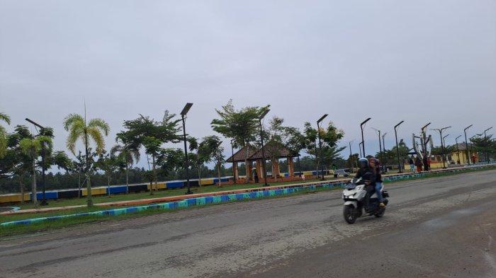 Pantuan cuaca berawan di Tanjung Selor, Bulungan pada pagi hari, Sabtu (8/7/2023). Siang hari, kondisi cuaca akan berubah menjadi cerah.