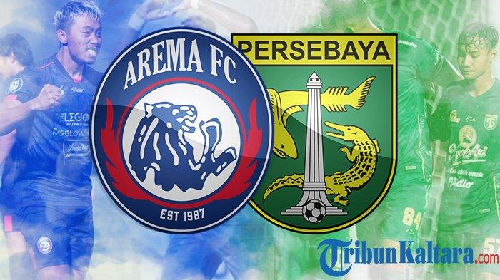  Arema FC vs Persebaya. (TribunKaltara.com)
