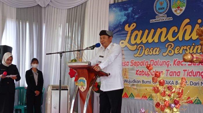Peresmian Desa Bersinar, di Kantor Desa Sepala Dalung, Kecamatan Sesayap Hilir, Kabupaten Tana Tidung, Selasa (30/11/2021)