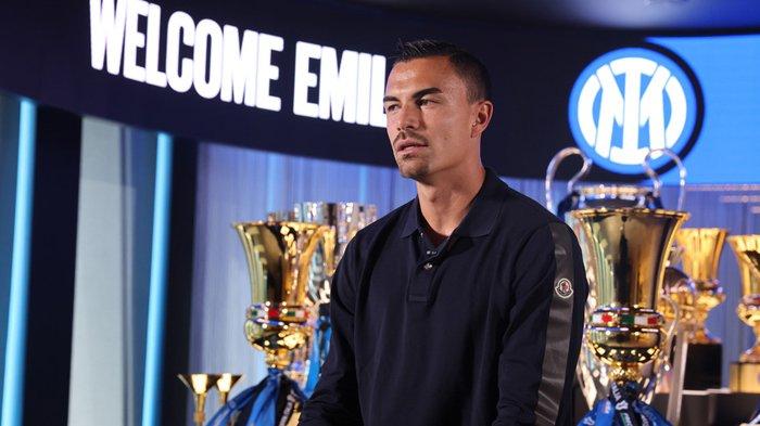 Emil Audero diperkenalkan sebagai kiper baru Inter Milan musim 2023/2024, Jumat (11/8/2023). (inter.it)