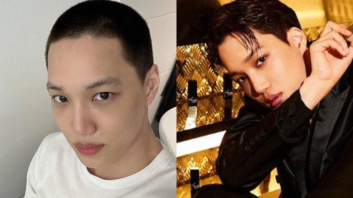 Kai EXO pamer potongan rambut barunya jelang wamil besok (Instagram/@zkdlin)