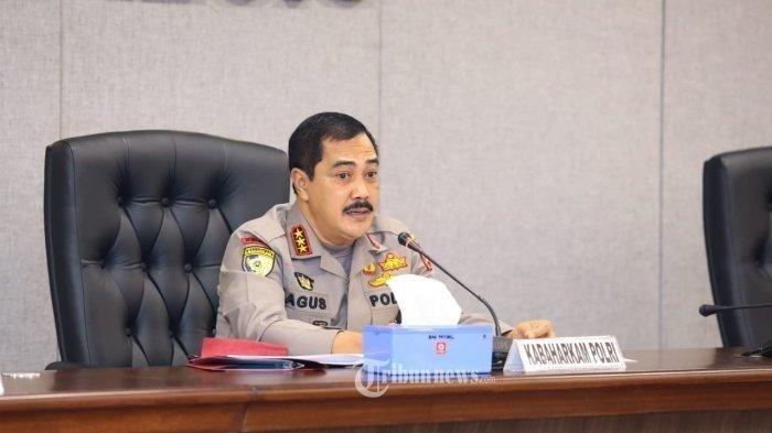 FOTO Komjen Agus Andrianto saat jabat Kabaharkam Polri.