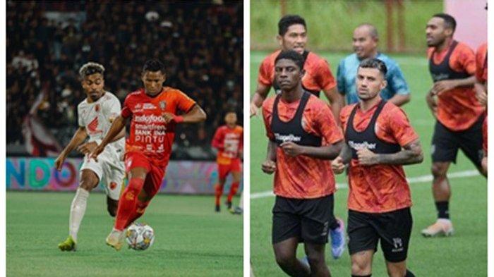 Gelandang Bali United, Eber Bessa saat laga melawan PSM Makassar. skuat Borneo FC latihan sebelum jamu Bali United di Liga 1. Pesut Etam akan melawan Bali United, Pieter Huistra beri bocoran kondisi terkini Borneo FC di Liga 1, termasuk soal kondisi eks Arema FC.